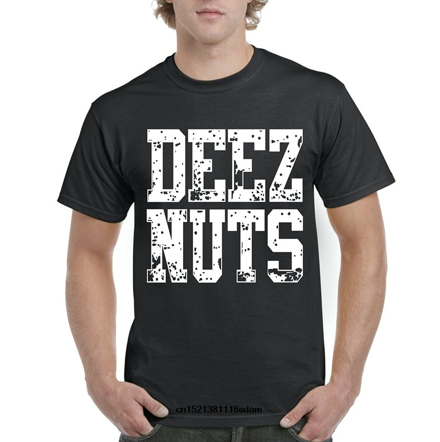 Забавная Мужская футболка белые футболки черная Deez Nuts s Футболка мужская Модная