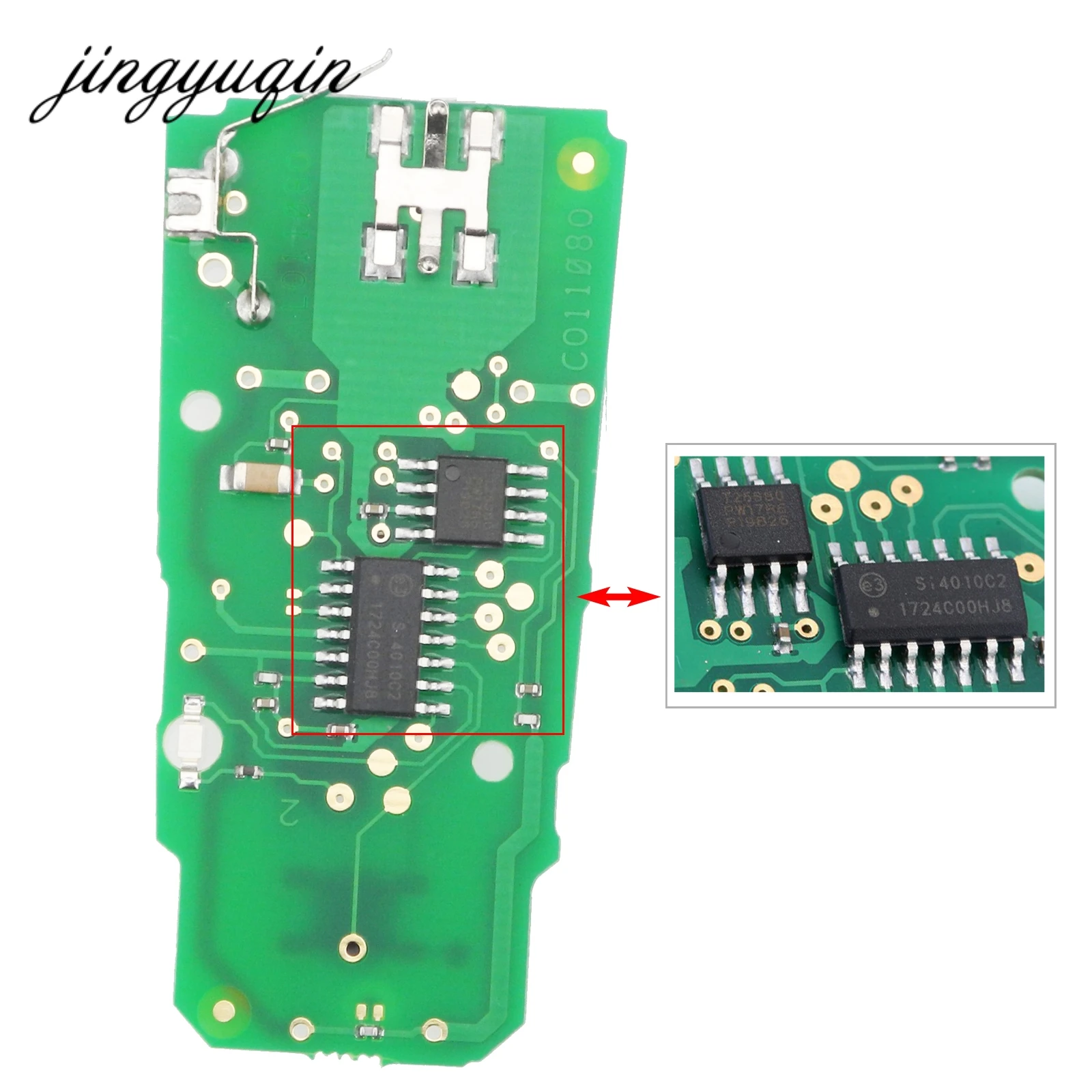 Jingyuqin 3 кнопки умный дистанционный ключ брелок от машины для Volkswagen 3C0 959 752 BA 434Mhz ID48