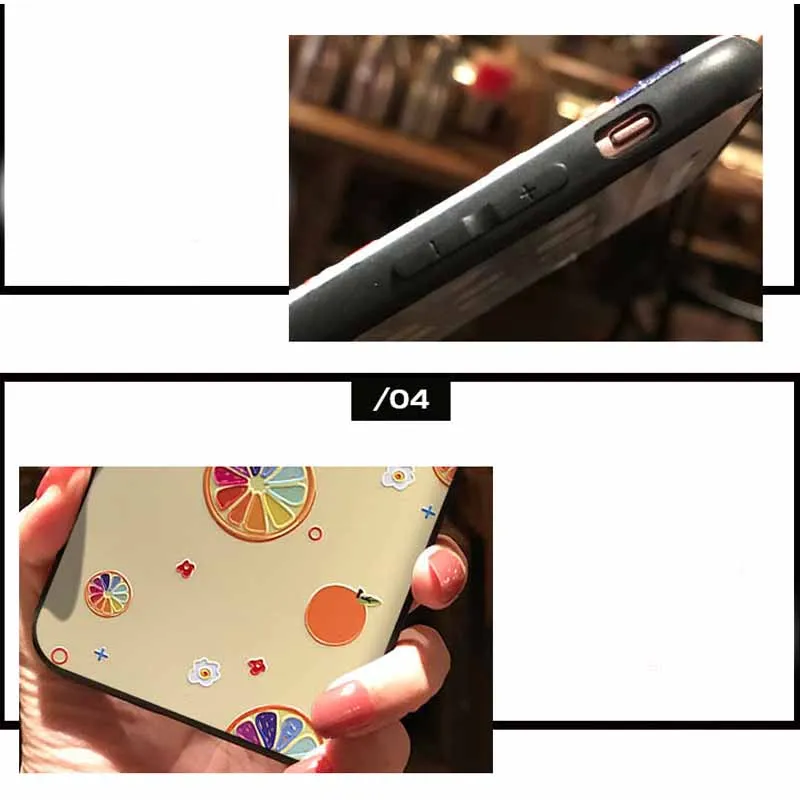 JIBAN For Samsung S10plus Note9 S8 Cover 3D Painted Embossed Fruit Phone Cases XiaoMi 9 8se Mix3 Mix2 Mix2s 6x 5s Wholesale |