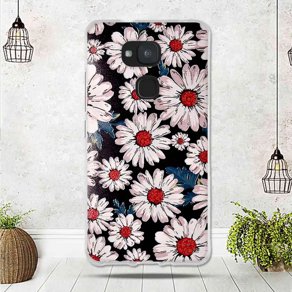 Для Funda BQ Aquaris V 5 2 чехол силиконовый мягкий из ТПУ защитный для VS Цветочный милый