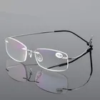 5 шт.лот фотоотделка TR90 без оправы ультра легкие мягкие очки унисекс коммерция Повседневные очки для чтения 1,0-4,0 оптовая продажа
