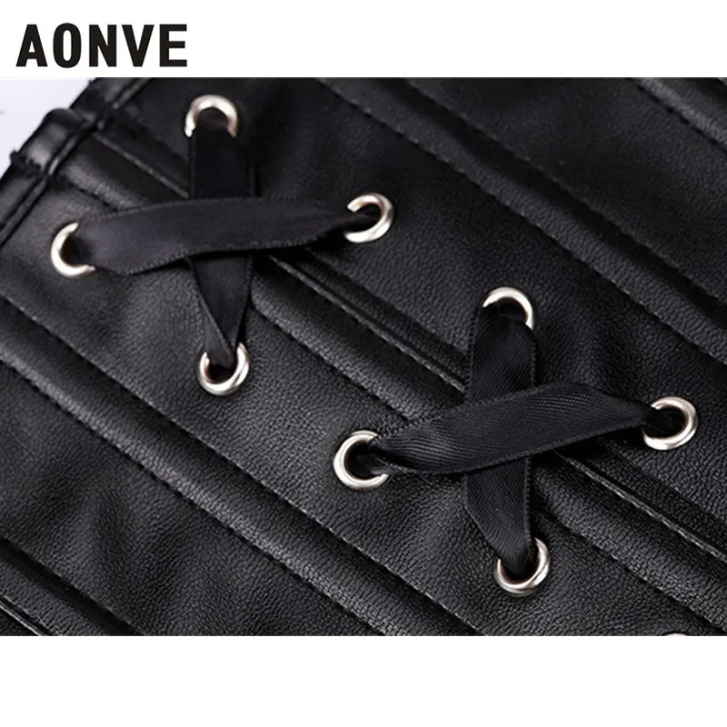 Женский кожаный корсет в стиле стимпанк на молнии|corset with zipper|steampunk corsetleather gothic