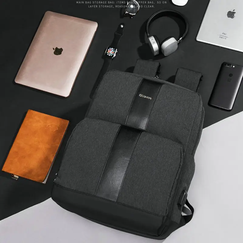 YINUO usb зарядка Рюкзак для ноутбука 15 дюймов для мужчин Anti Theft водонепроницаемый большой емкости дорожная сумка бизнес Mochila