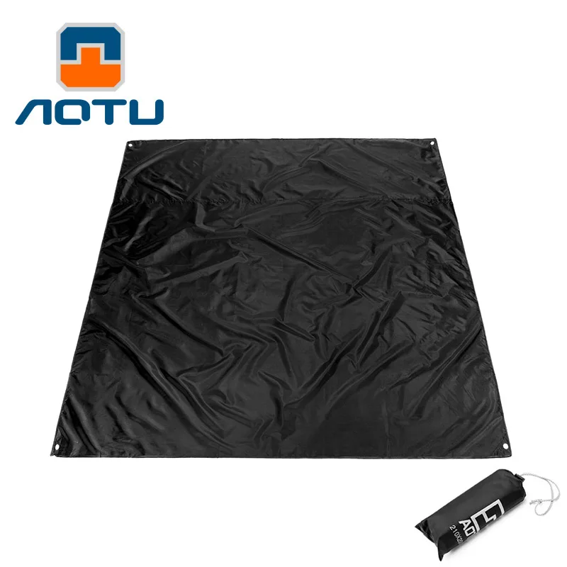 AOTU 2.1x2m Camping Mat sand free beach mat Manta Thick Oxford Waterproof Picnic sandless Beach Tent tapis de plage | Спорт и