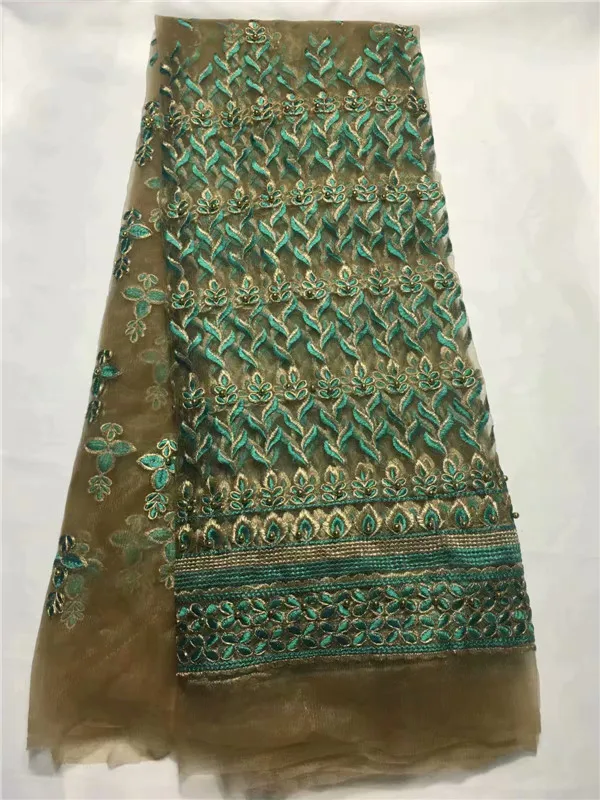 African Material Beaded Lace Fabric For Wedding White 2019 High Quality red gold green | Дом и сад