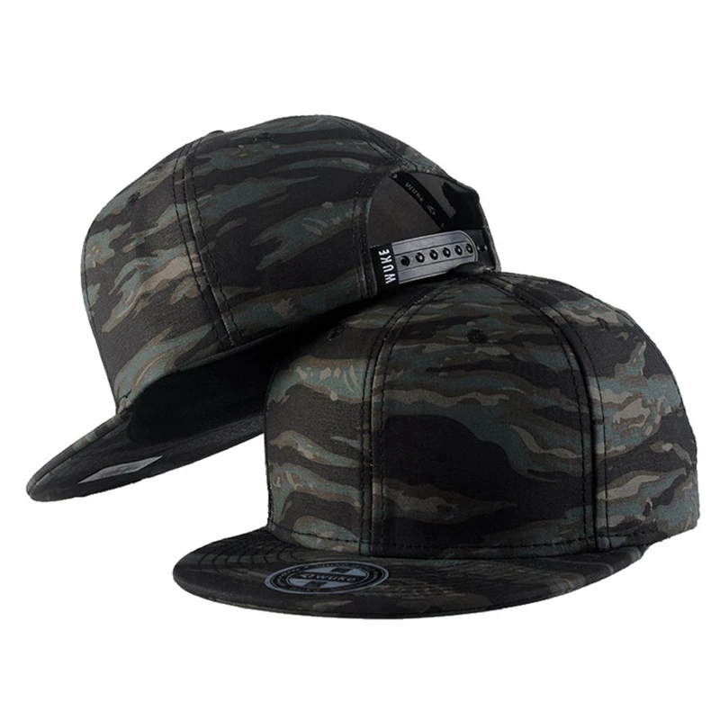 WuKe вышивка Snapback бейсболка плоские поля хип-хоп кепки черный камуфляж волны |