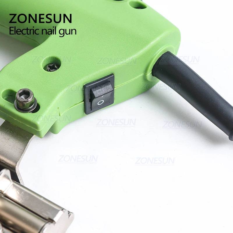 ZONESUN 2 в 1 Электрический Фрезер для ногтей фрезер пистолет скобозабивательный