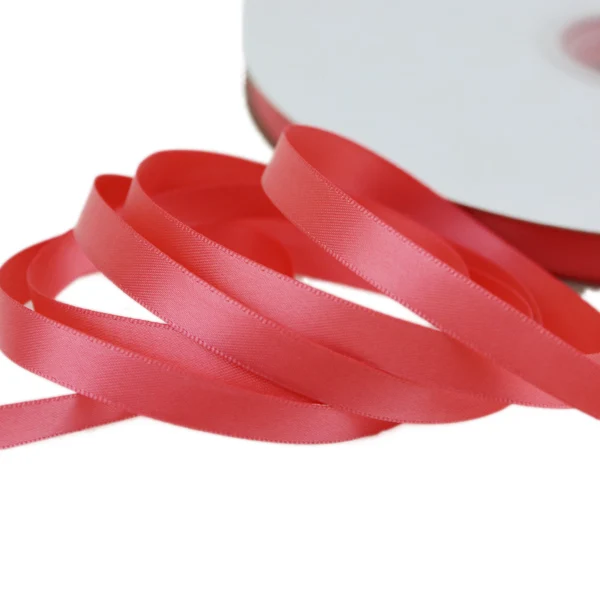 Watermelon Red 5 м/лот) 6 мм Двусторонняя атласная лента полиэстер рождественские ленты - Цвет: Watermelon Red