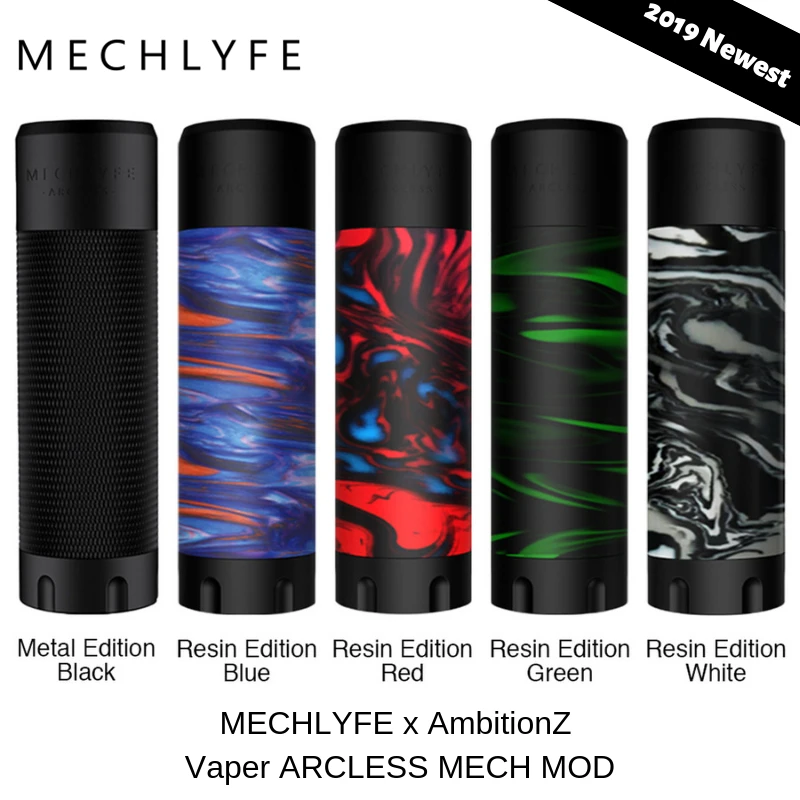 В наличии! MECHLYFE x AmbitionZ вейпер бездуговой мех мод для 18650/20700/21700 Батарея 510 нить vs Elite