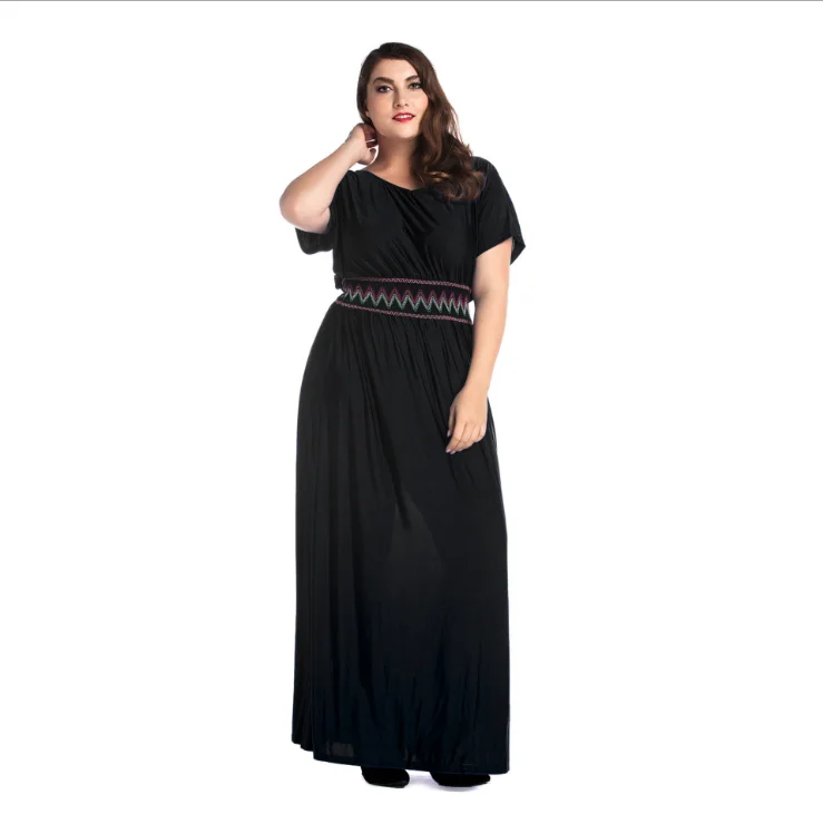 Женское богемное платье Vestidos Verano длинное пляжное в пол большие размеры 4XL 5XL 6XL 7XL