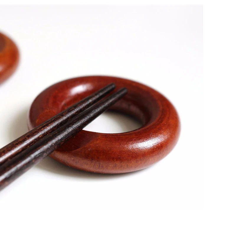 6 шт./лот деревянные палочки для еды стойка держатель подставка отдыха форма