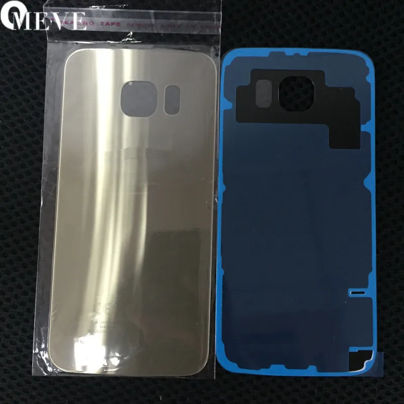 Для SAMSUNG Galaxy S6 S6edge Задняя стеклянная крышка батарейного отсека Корпус чехол Замена для SAMSUNG GALAXY G920F G925F