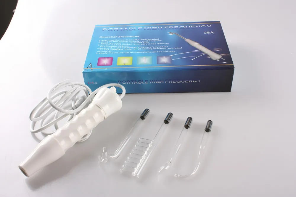 Portable Electrode High Frequency Skin Tightening Acne Spot Remover Device Alta Frequencia Facial Care Spa Salon Beauty |
