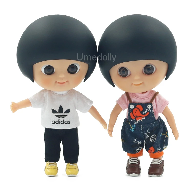 1 шт. джинсовые комбинезоны для Ixdoll, Blyth, средний Blyth, Holala, 1/6 BJD, 1/8 BJD одежда куклы, платье аксессуары