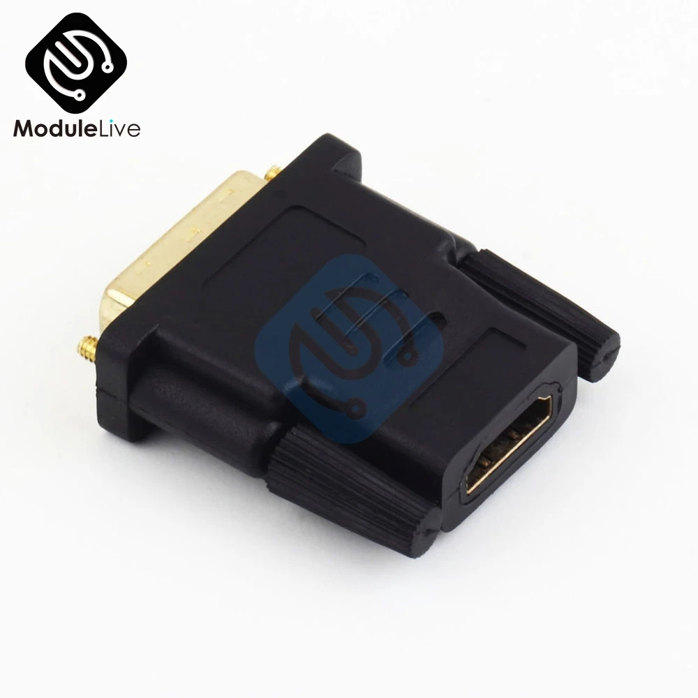 Кабель-преобразователь DVI 24 + 1 на гнездо 1080P для монитора проектора HDTV с золотым