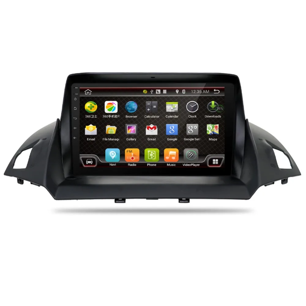 1024*600 9 дюймов четырехъядерный Android 7 1 автомобильный dvd плеер для Ford Kuga 2013 с Bluetooth 16