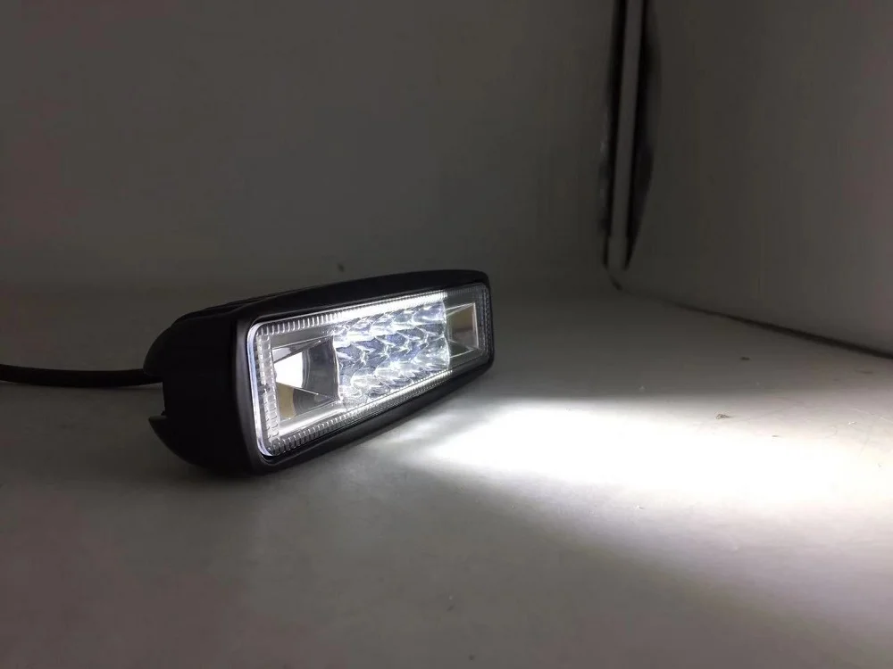 2 шт. 12V 24V автомобиль 24 Вт 6 дюймов Led Предупреждение аварийный светильник со стробоскопической вспышкой светильник бар для вилочного погрузчика машинками) UTV Jeep пикап мотоциклы
