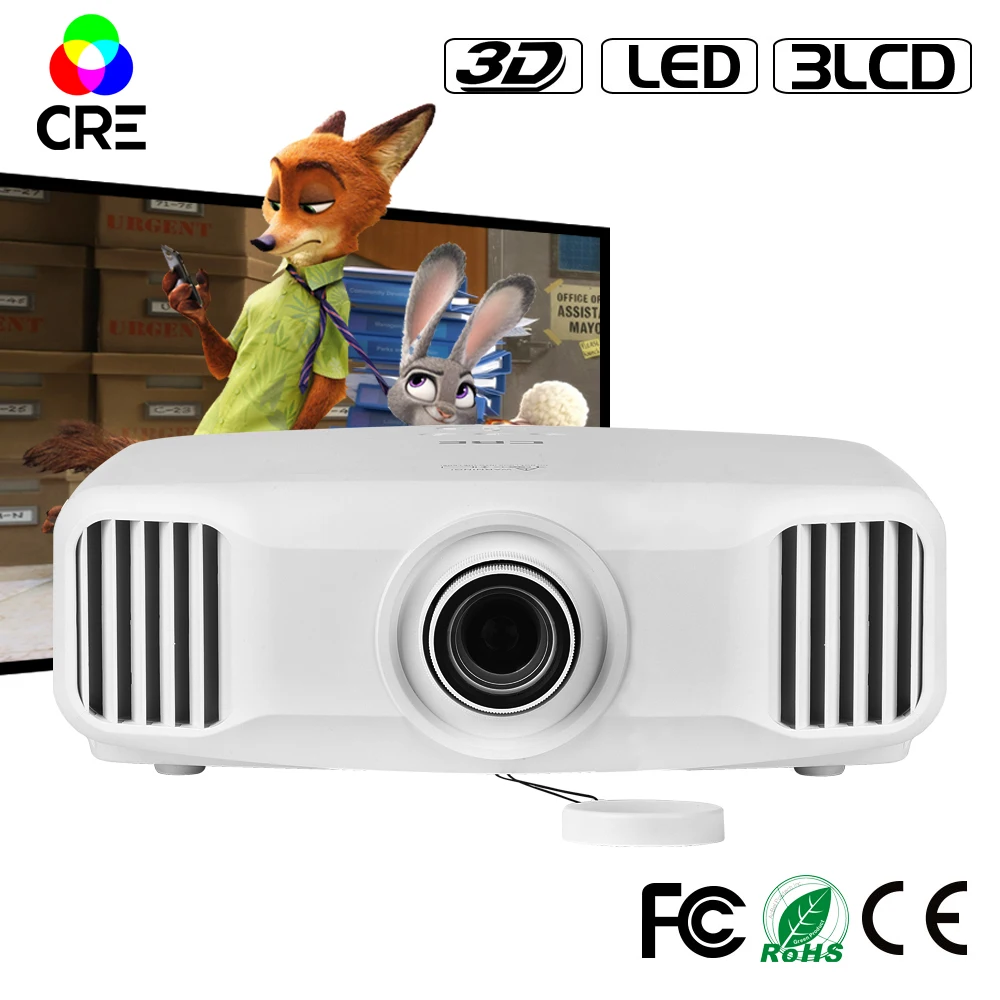 Лучший 2K 3d full hd led android проектор 1080p предложение|projector 1080p|best projectorled projector |