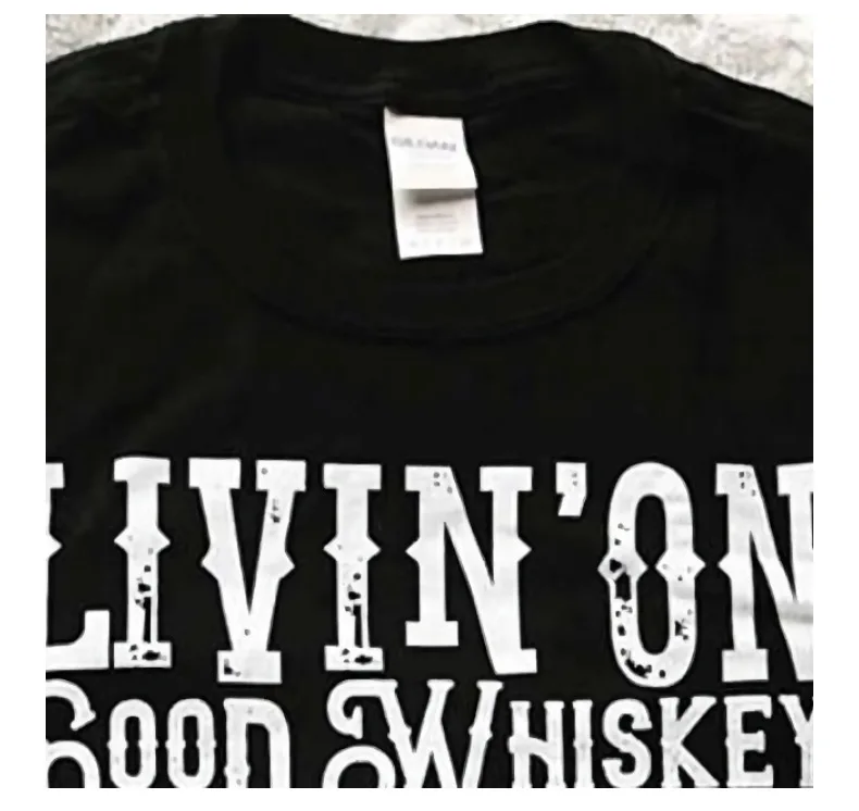 Black Summer Cotton T-shirt Women's Letter Printing Round Neck Short-sleeved Shirt OL Fashion Clothing | Женская одежда