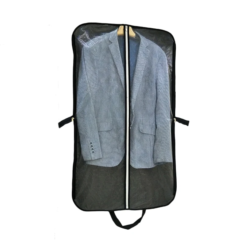 Портативный дорожный пылезащитный чехол на молнии для одежды курток рубашек