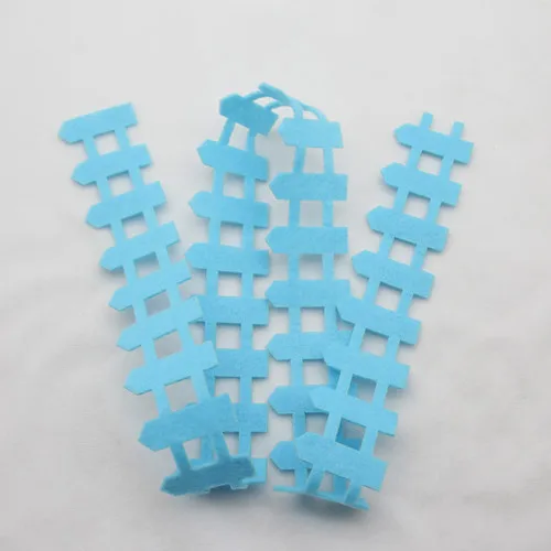 Light Blue as photo FISHWAVES 1 м трава забор войлоки резка милые войлочки для Diy Дети украшения дома детская комната украшения милые валяния - Цвет: Light Blue as photo