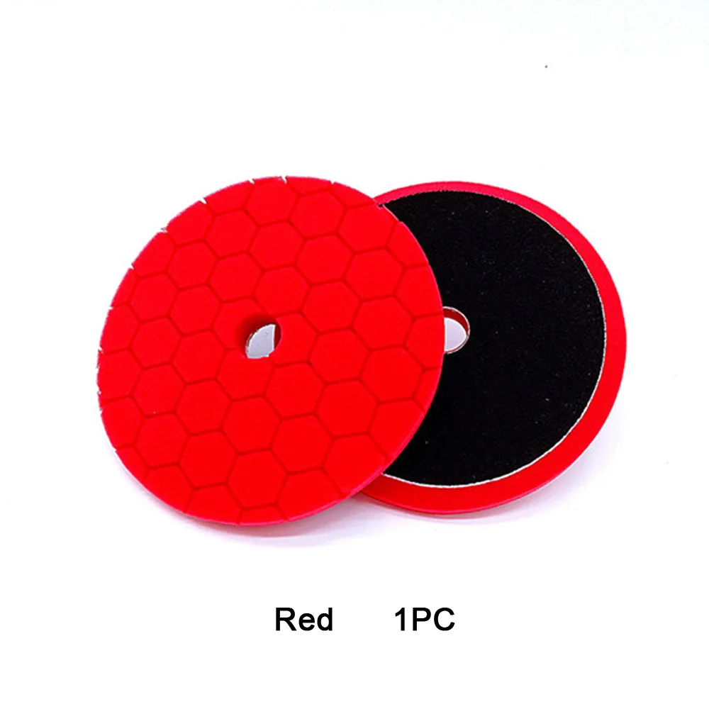 Red 1PC Полировочные прокладки 6 дюймов губка пенополиуретан для средство для полировки Da Green Heavy режущая площадка - Цвет: Red 1PC