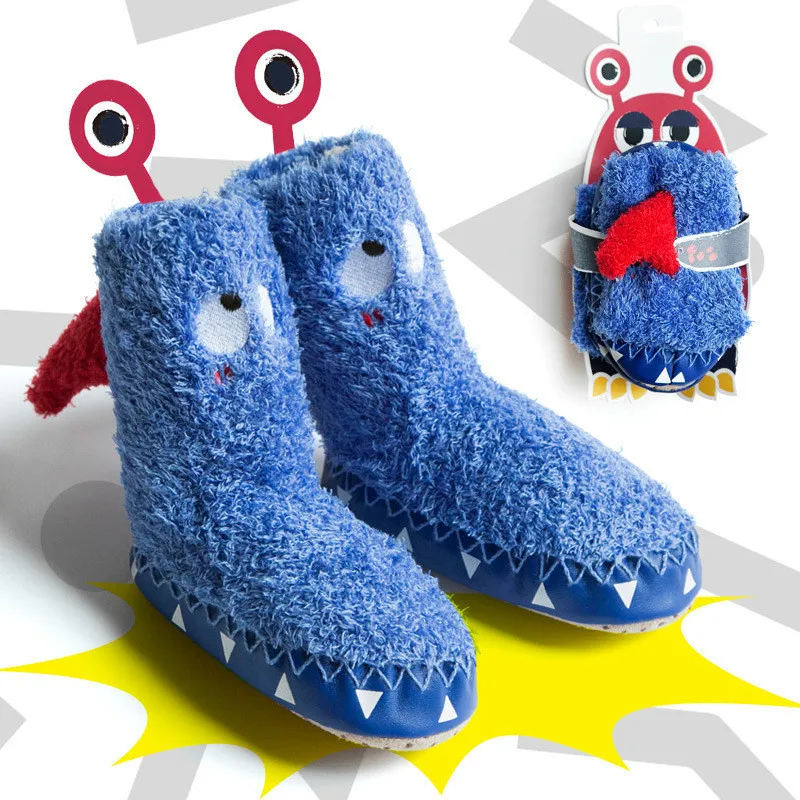 

1 Pairs Free Shipping Cute Cartoon Anti Slip Sole Baby Socks Winner Infant Toddler Socks For 0-3 Ages Children Floor Socks #TC