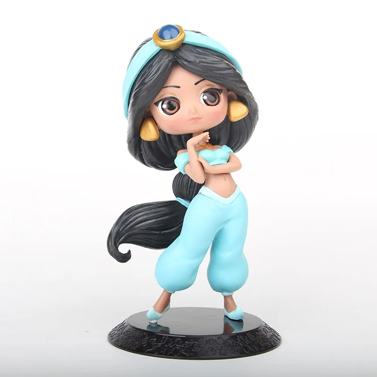 Q Posket принцесса кукла русалка Tinkerbell чудо-женщина Харли Куинн QPosket персонажи фигурка модель девушка игрушки подарки - Цвет: Jasmine baged