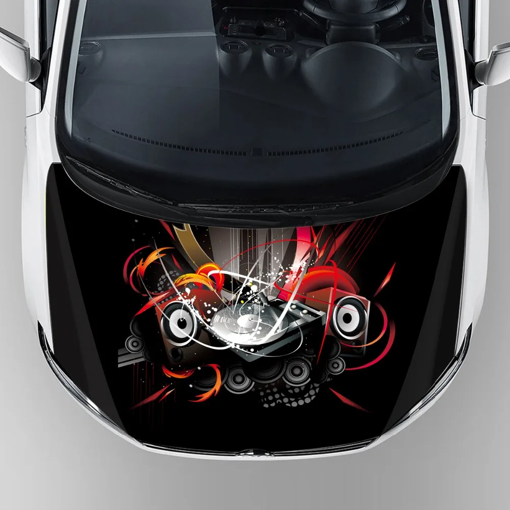 Популярное украшение для автомобиля виниловая пленка 3d принт мультяшная