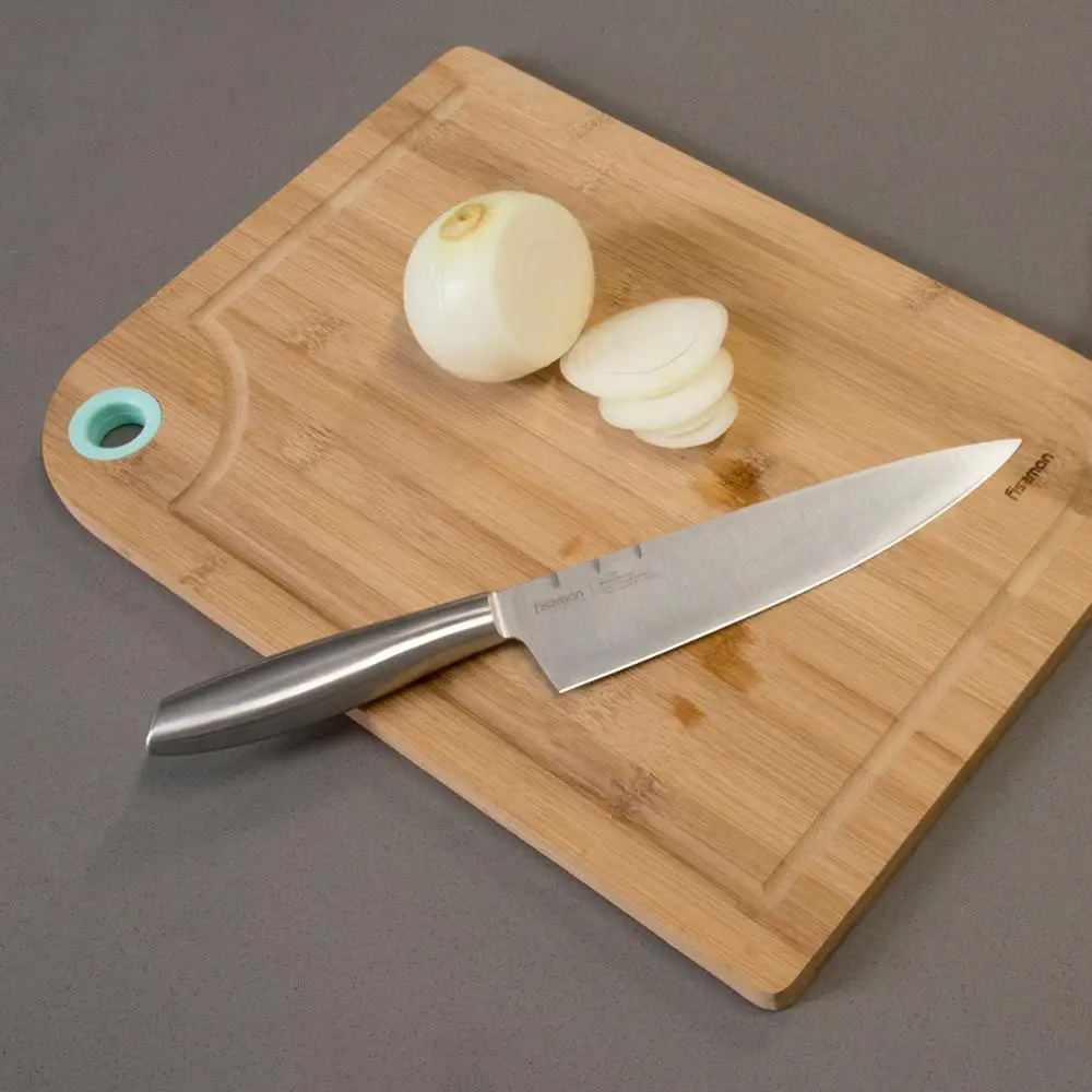 Кухонные ножи из нержавеющей стали серии FISSMAN Берген универсальный нож сантоку - Фото №1