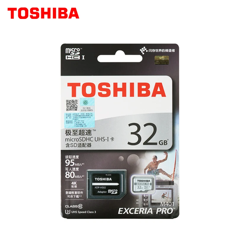 Карта памяти Toshiba Micro SD 16 ГБ класс 10 флэш карты SDHC 32 64 карта Microsd для смартфона/стола