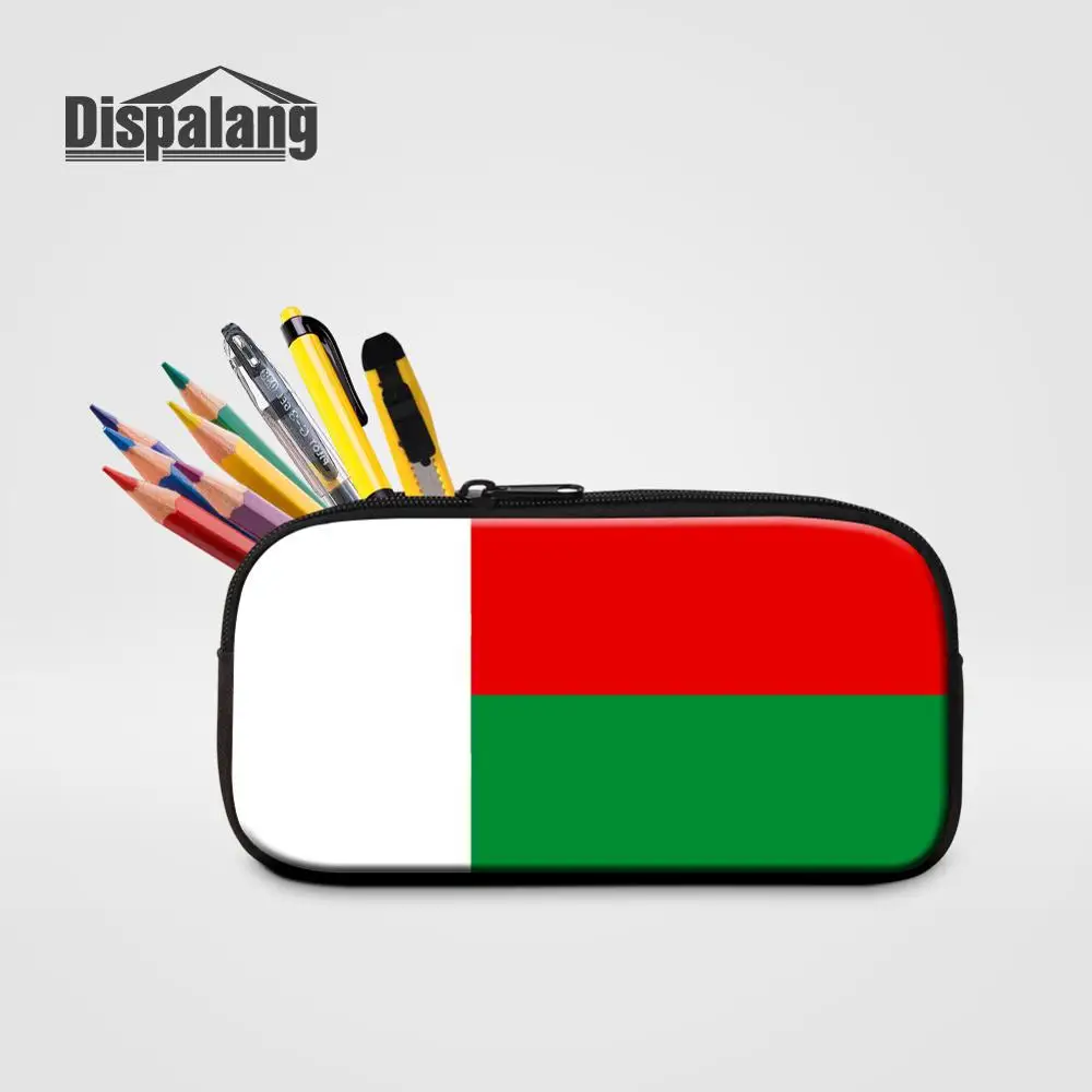 Pencil Case14 Dispalang женские многофункциональные косметички 3D Национальный флаг канцелярские принадлежности Детская гелевая ручка сумка для девочек и мальчиков пеналы для студентов - Цвет: Pencil Case14