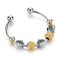attractto luxury crown cuff braceletsbangles for women carter flower braceletes diy jewelry masculino pulseras sbr160172