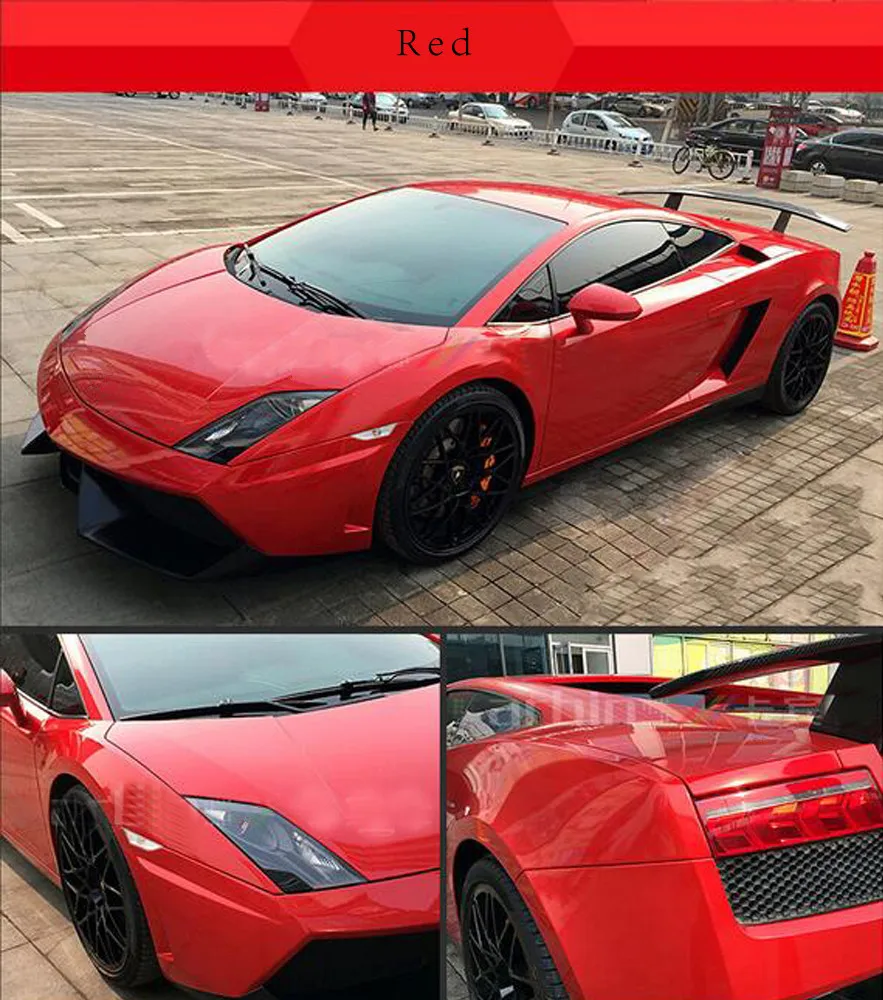 9 видов цветов Глянцевая Автомобильная Пленка для интерьера автомобиля
