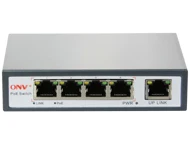 

Коммутатор PoE с 5 портами 10/100 м, с портами PoE высокой мощности 1x60 Вт, общая мощность 65 Вт (внешняя), специально для высокоскоростного купола