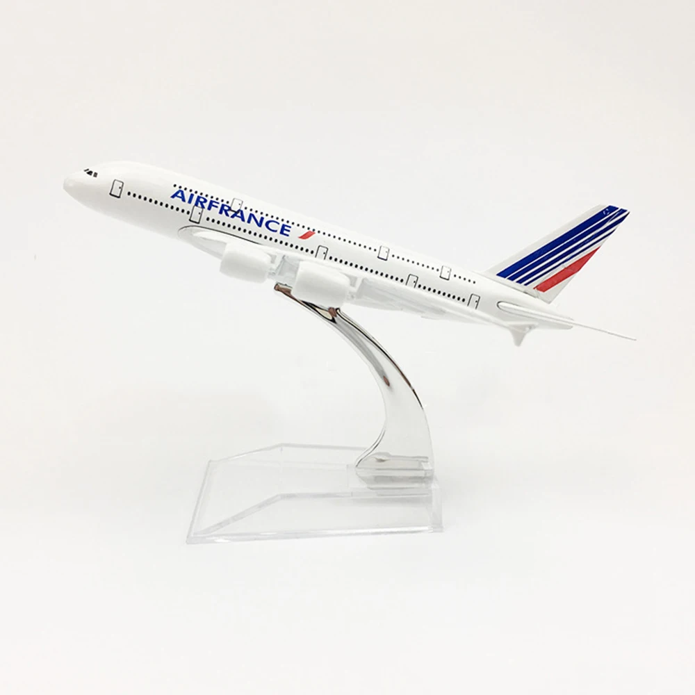 1/400 масштаб самолета Airbus A380 Air France 16 см модель из сплава игрушки для детей подарок