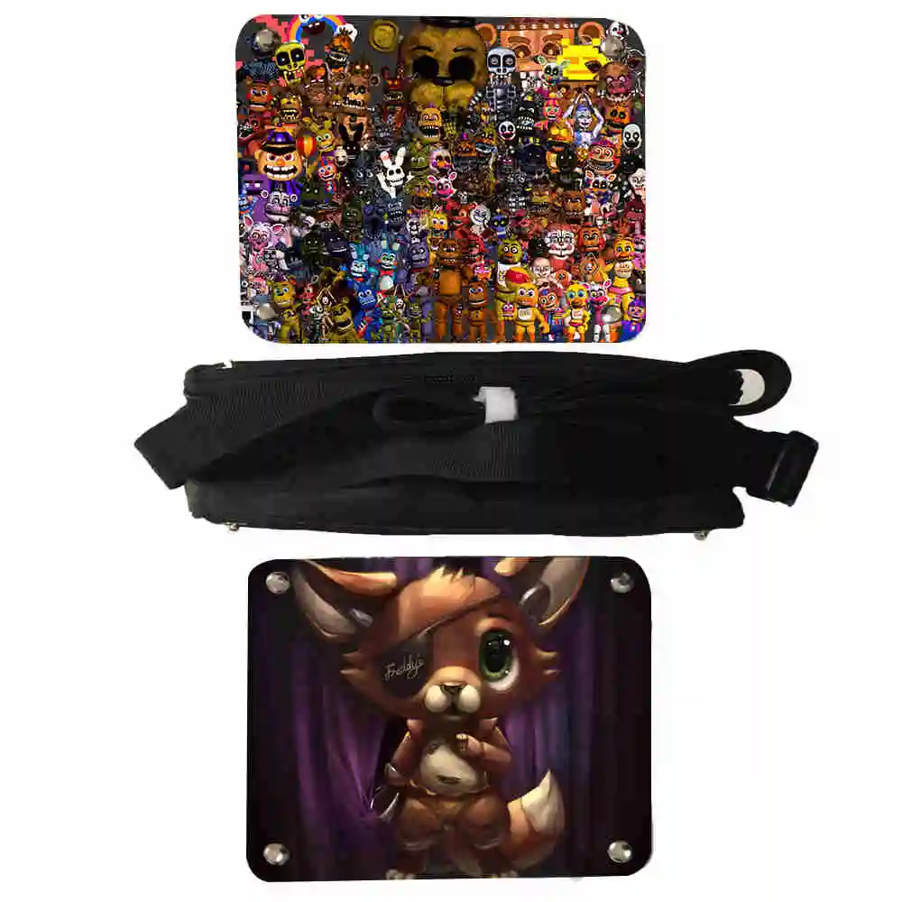 Сумка-карандаш FNAF для мужчин и женщин школьный Ланч-бокс с изображением