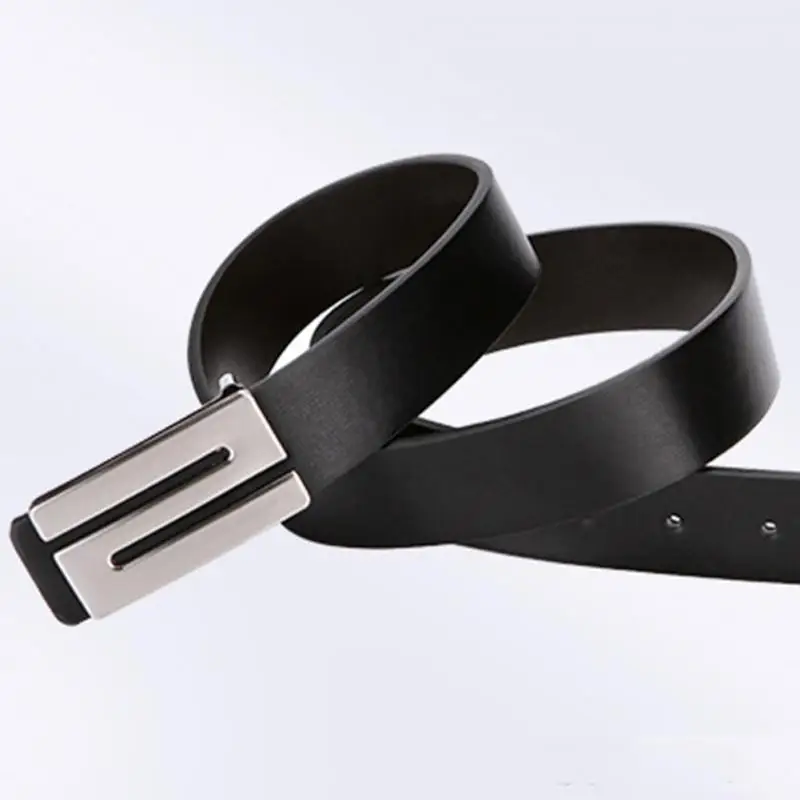 Для мужчин Одежда высшего качества из натуральной кожи роскошные кожаные Ремни