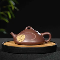 masters are recommended to build undressed ore purple clay all hand pot lotus stone gourd ladle pot kung fu tea set
