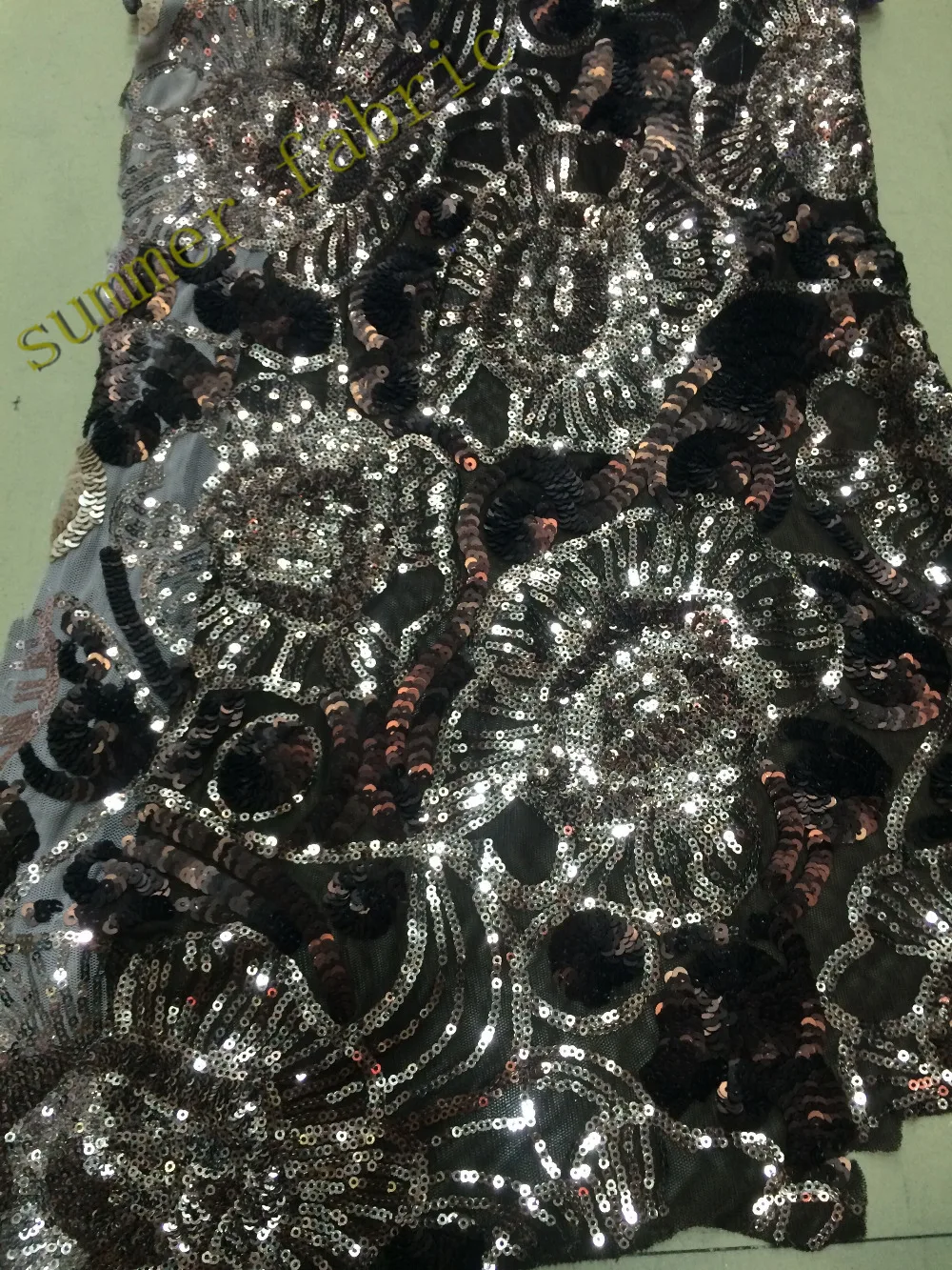 3 цвета новая и модная африканская сетчатая кружевная ткань Женская | Дом сад