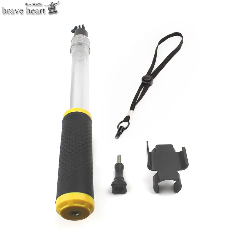 Штатив монопод для селфи brave heart Pole EVO Floaty Go pro камеры Gopro Hero 4 3 + SJCAM SJ4000 xiaomi yi II 2