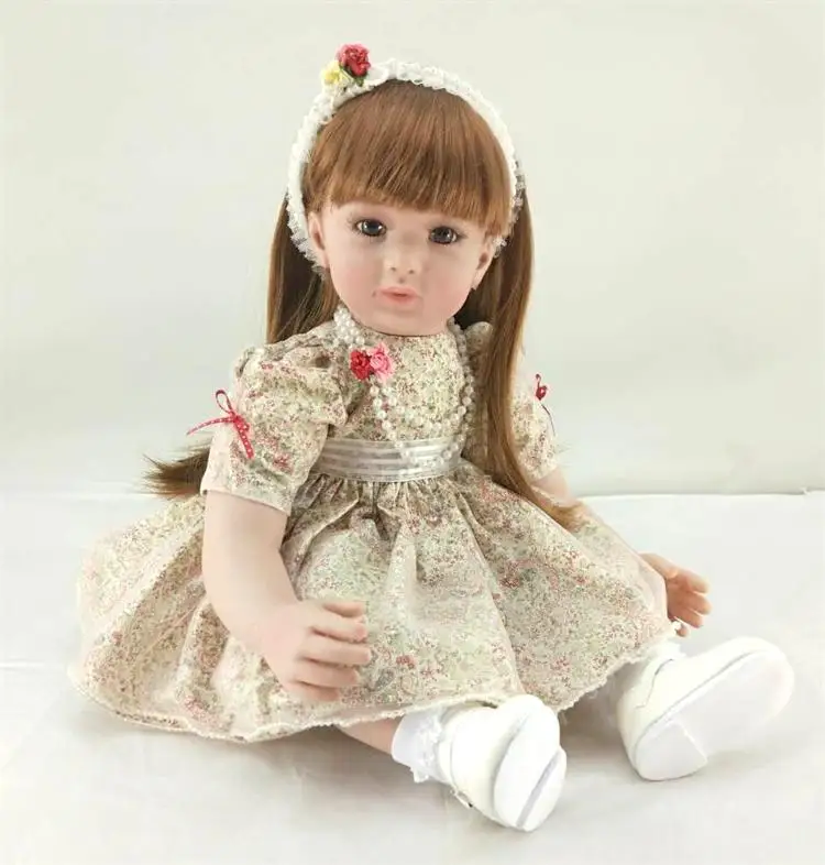 56cm 22&quot princess toy Reborn Babies adorable toddlers Doll handmade simulation Kids Birthday Gifts Action Figure Toys | Игрушки и