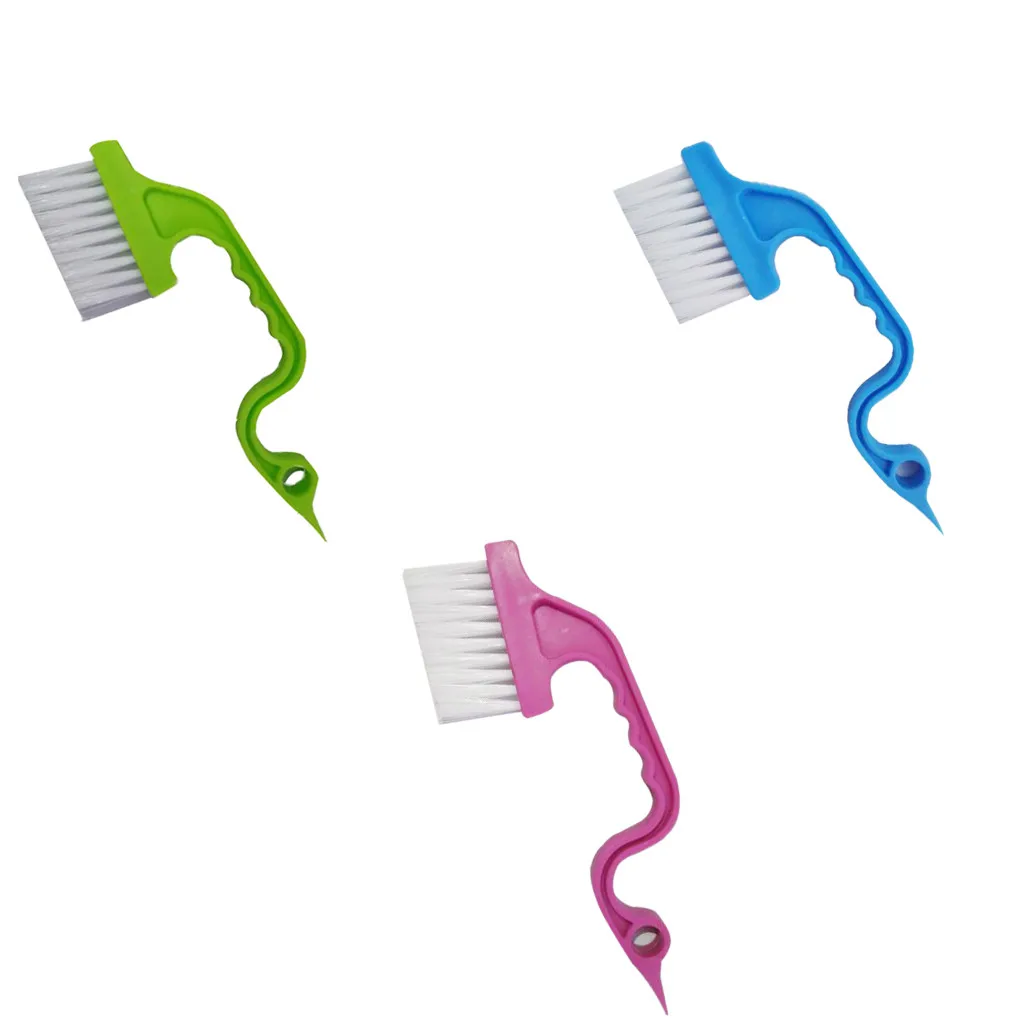

New 1pcs Window Groove Gap Track Cleaning Brushes Super Comfortable