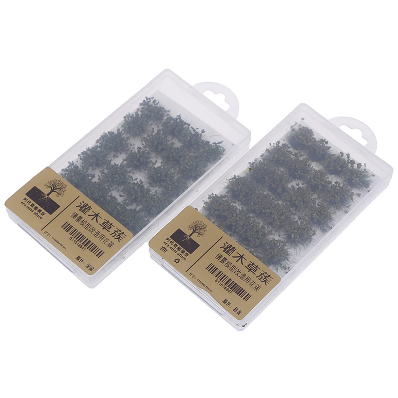 Модель моделирования ручной работы сцена имитация куста Масштаб трава Tuft иглы