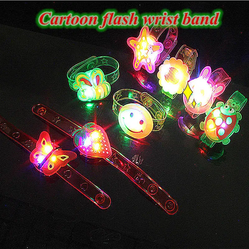 Новые творческие игрушки с блеском браслет на запястье флеш-браслет подарок для