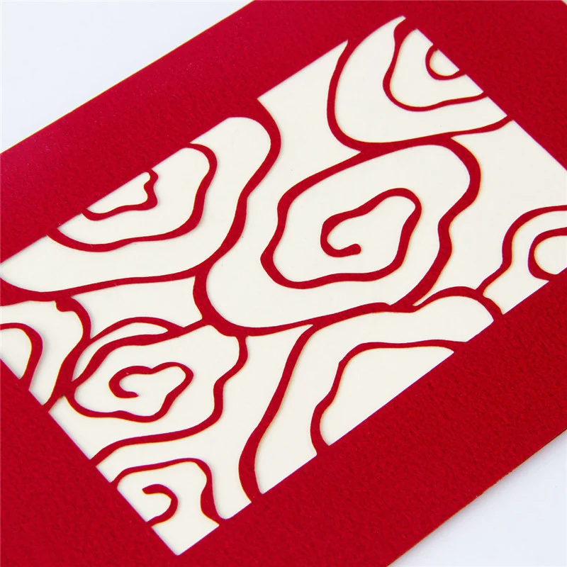 3D Laser Cut Handmade Red Chinese Style Dragon Paper Invitation Greeting Cards PostCard Party Business Creative Gift Souvenirs | Дом и сад