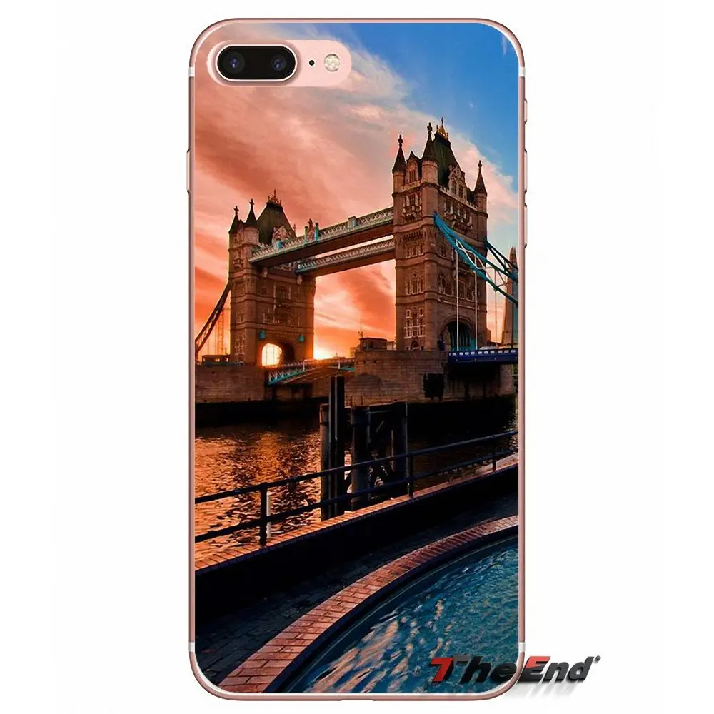 Мягкий чехол Tower Bridge of London England для Samsung Galaxy S3 S4 S5 MINI S6 S7 edge S8 Plus Note 2 3 4 5 Grand Core Prime |