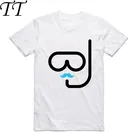 Футболка с круглым вырезом и короткими рукавами для мужчин и женщин, летняя уличная Футболка с принтом evoltion OF SCUBA DIVER, забавная футболка, 2019