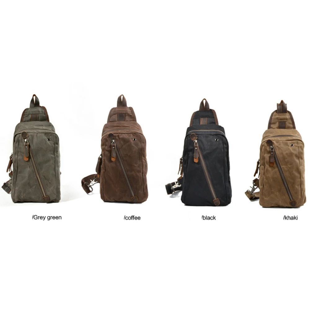 

Travel Bag Men Shoulder Bag Leather Purses andHandbags Men Chest Pack Single Backpack Crossbody Bags for Men Sling Bag