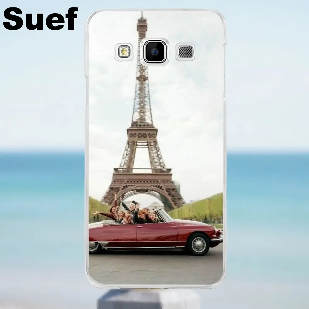 Винтажный чехол La Tour Eiffel On Postard из ТПУ новый стиль уникальный для Galaxy Alpha Core Prime Note 2